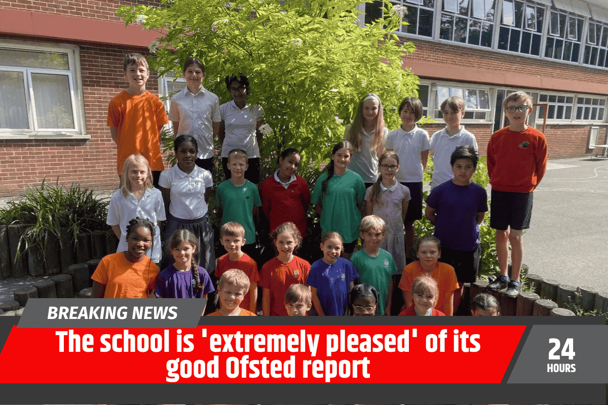 The school is 'extremely pleased' of its good Ofsted report